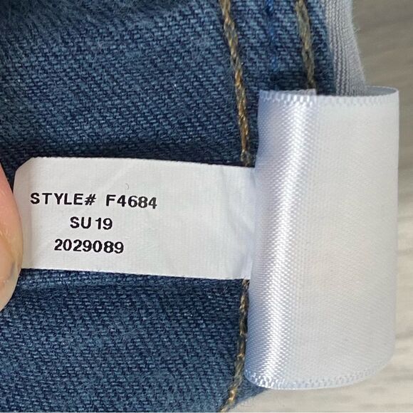 Madewell | 10" High Rise Skinny Jeans In Hayes Wash Size 25 - Picture 10 of 14